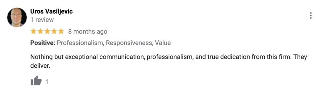 What Our Clients Have To Say About Us